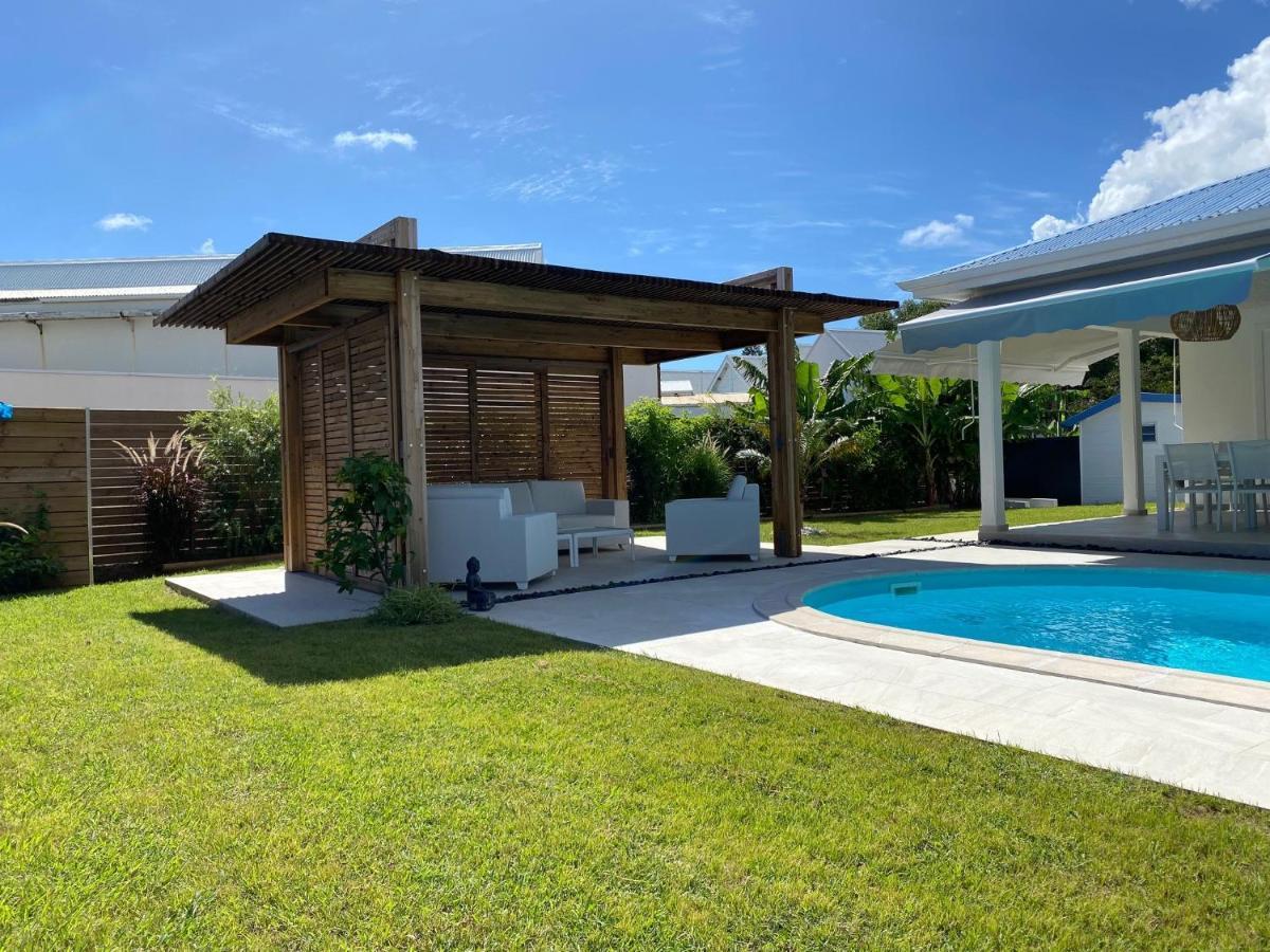Villa Nomilou Beach Avec Acces Direct Plage Saint-Francois  Exterior photo